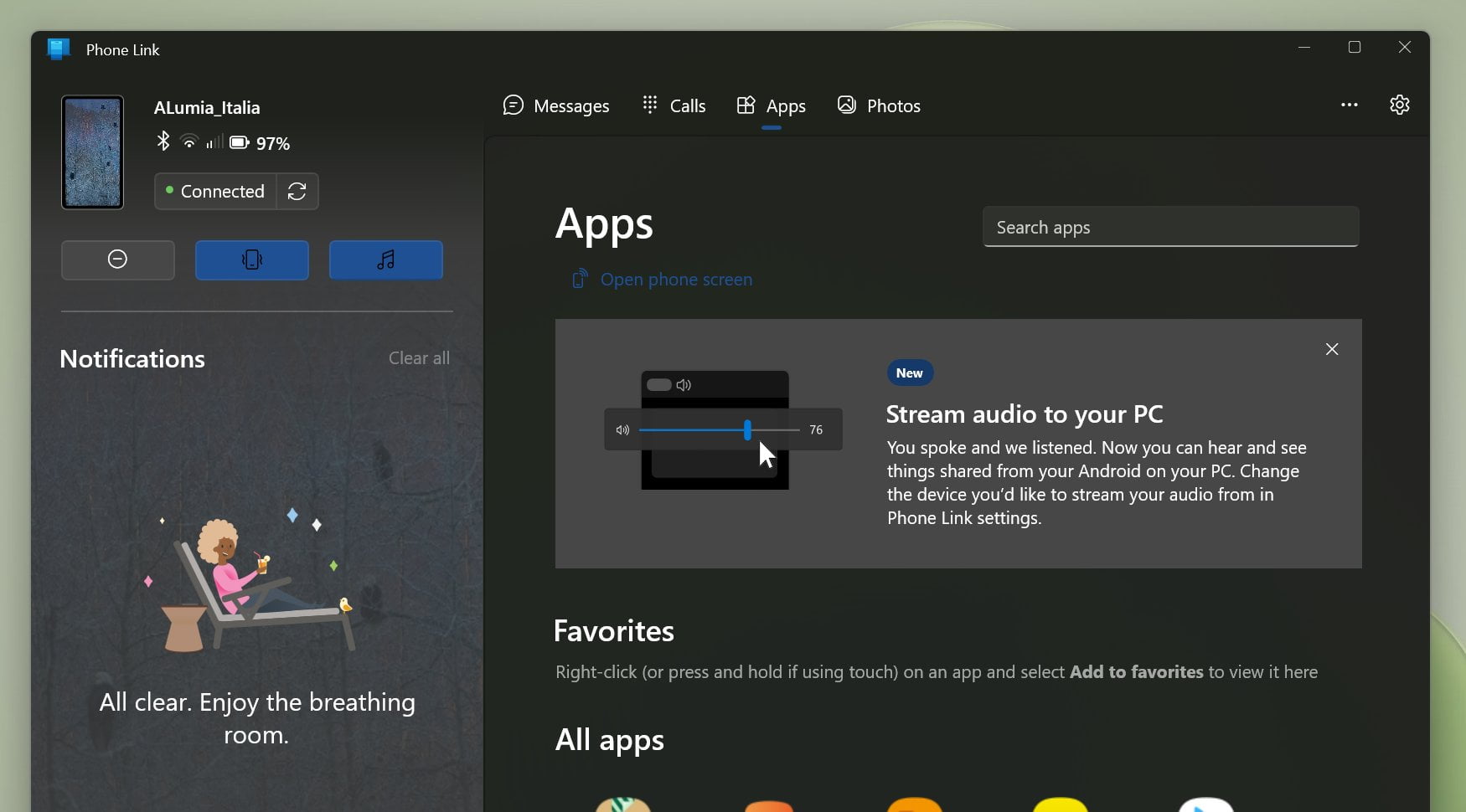 Mobile Link aura deux nouvelles fonctionnalités qui améliorent l'intégration d'Android avec Windows 11 2 Capture d