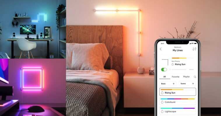 Nanoleaf élargit les possibilités de conception avec les lumières modulaires HomeKit « Lines Squared » 1 Nanoleaf élargit les possibilités de conception avec les lumières modulaires HomeKit « Lines Squared »