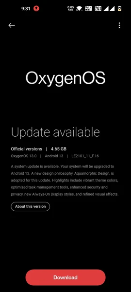 OnePlus 9R et OnePlus 10R reçoivent Android 13 stable avec la mise à jour OxygenOS 13 2 mise à jour stable android 13 oneplus 10r