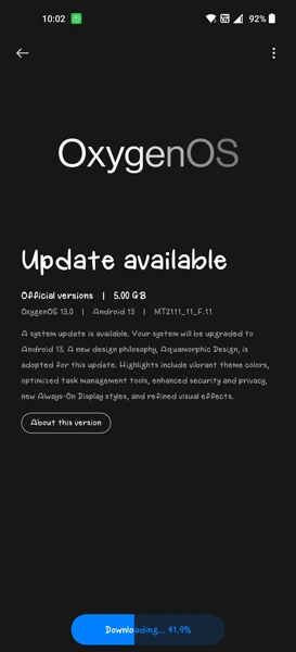 OnePlus 9RT reçoit désormais la mise à jour stable OxygenOS 13 basée sur Android 13 2 mise à jour oneplus 9rt android 13