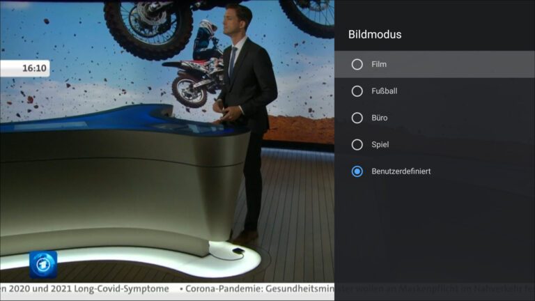 Optimiser la reproduction des couleurs sur Android TV – voici comment 2 Le menu rapide sur Android TV.