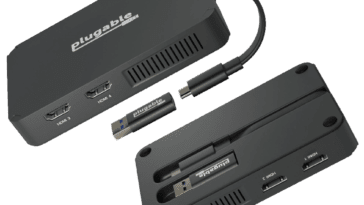 Plugable affirme que son adaptateur USB permet jusqu'à quatre moniteurs pour les appareils Apple M1 et M2 14 Plugable Affirme Que Son Adaptateur Usb Permet Jusqu'à Quatre Moniteurs