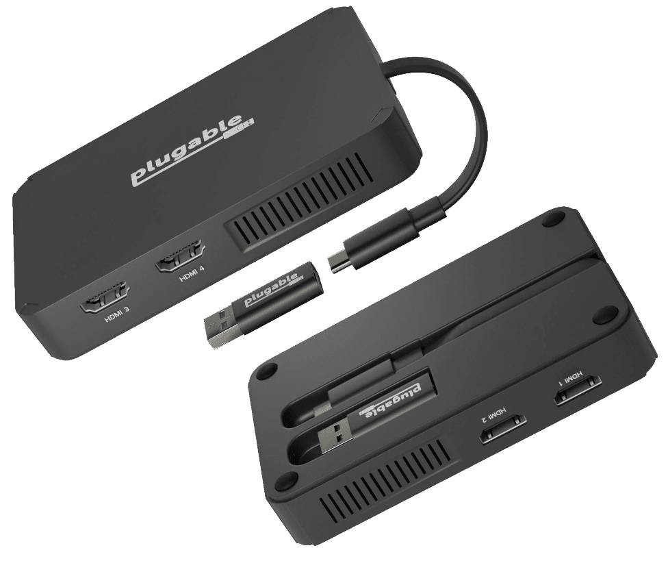 Plugable affirme que son adaptateur USB permet jusqu'à quatre moniteurs pour les appareils Apple M1 et M2 2 Plugable affirme que son adaptateur USB permet jusqua quatre moniteurs