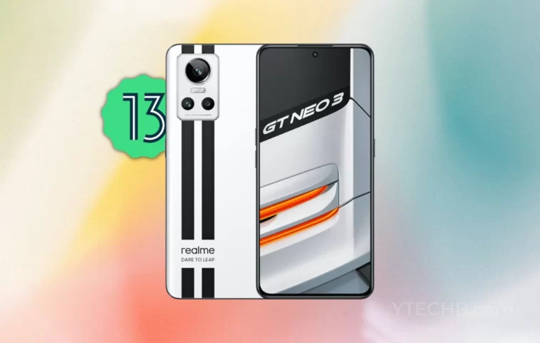 Realme GT Neo 3 commence à recevoir la mise à jour officielle Android 13 1 Realme GT Neo 3 starts receiving official Android 13 Update
