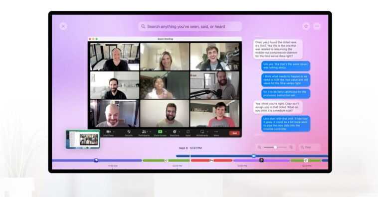 'Rewind AI' enregistre tout ce que vous faites sur votre Mac afin que vous puissiez rafraîchir votre mémoire 1 'Rewind AI' enregistre tout ce que vous faites sur votre Mac afin que vous puissiez rafraîchir votre mémoire