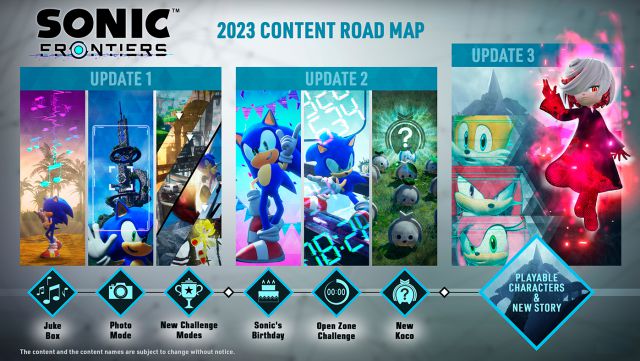 Sonic Frontiers détaille sa roadmap de contenus gratuits pour 2023 : nouvelle histoire, personnages... 2 Sonic Frontiers détaille sa roadmap de contenus gratuits pour 2023 : nouvelle histoire, personnages...