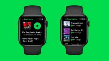 Spotify lance une application Apple Watch révisée avec un nouveau design, une prise en charge hors ligne améliorée, etc.