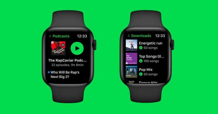 Spotify lance une application Apple Watch révisée avec un nouveau design, une prise en charge hors ligne améliorée, etc. 1 Spotify lance une application Apple Watch révisée avec un nouveau design, une prise en charge hors ligne améliorée, etc.