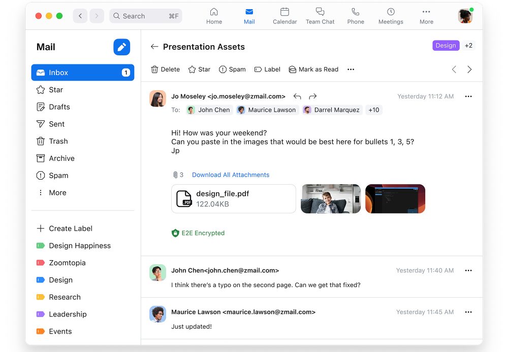 Zoom takes on virtual coworking spaces, encrypted email, and even avatars in future updates Zoom prend en charge les espaces de coworking virtuels les
