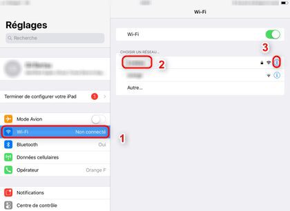 Top 4 méthodes pour contourner le verrouillage d'activation iPhone/iPad 9 Paramètres wifi sur iPad
