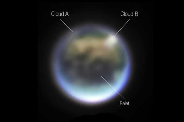 Le James Webb a capturé les images incroyables des nuages de Titan, la lune de Saturne 1 Le James Webb A Capturé Les Images Incroyables Des Nuages