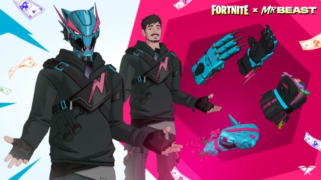 MrBeast débarque sur Fortnite avec deux skins et on peut gagner 1 million de dollars : tous les détails 5 Art officiel de la peau MrBeast dans Fortnite