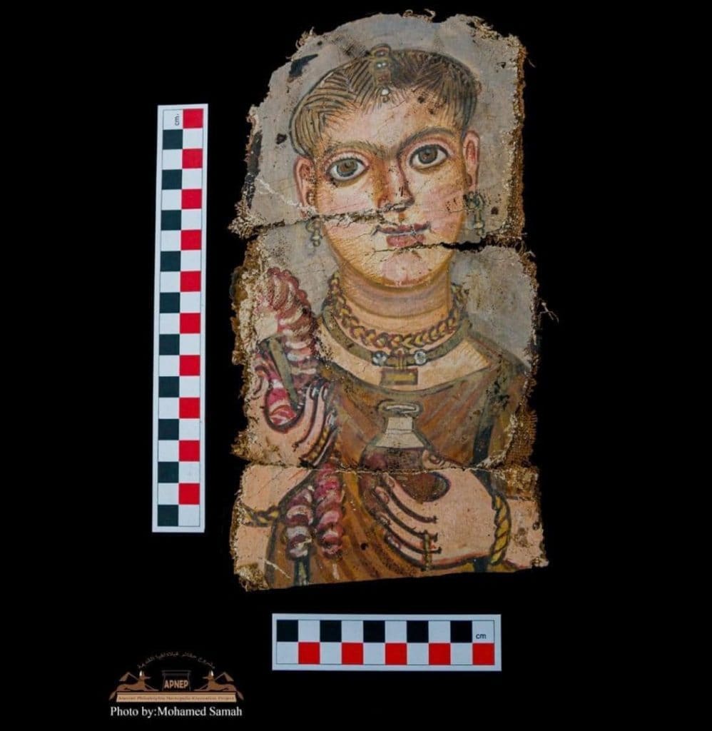 Des portraits couleur extraordinaires de momies découverts en Égypte 3 Crédit : ministère égyptien du Tourisme et des Antiquités