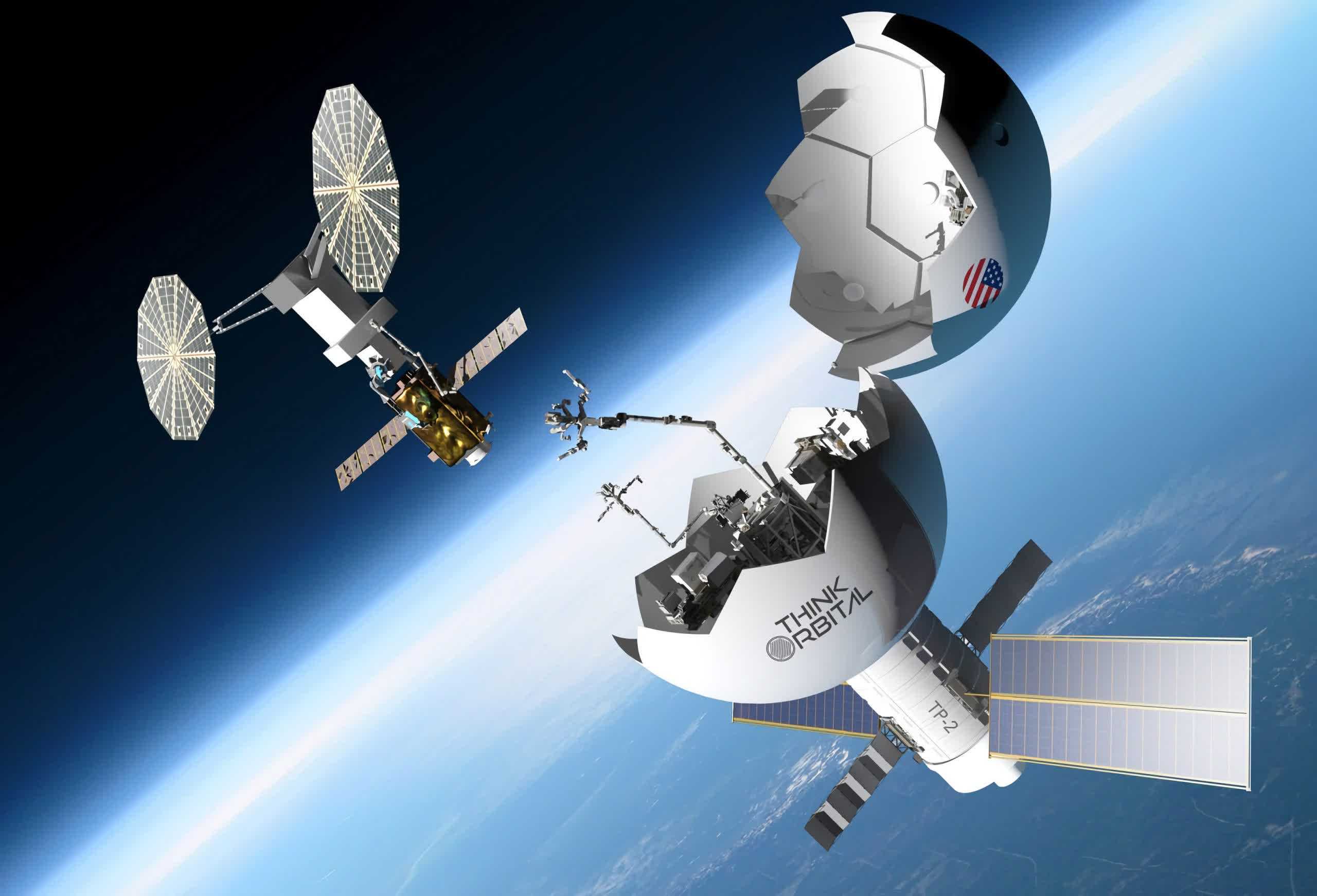 Start Up D'infrastructure Spatiale Pour Construire Une Plate Forme De Fabrication Multifonctionnelle