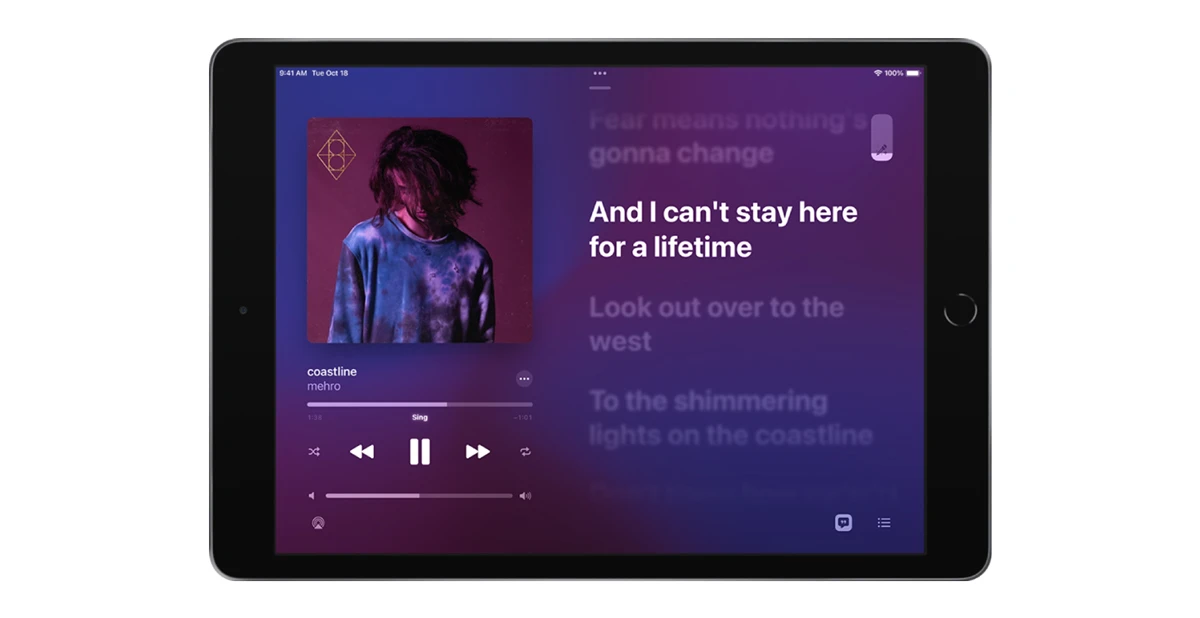Comment utiliser la fonctionnalité Apple Music Sing sur iPhone et iPad 4 Comment utiliser la fonctionnalité Apple Music Sing sur iPad