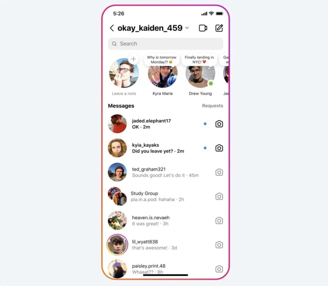 Instagram lance Notes, la fonction avec laquelle il vise à enterrer Twitter 2 INSTAGRAM | La nouvelle fonctionnalité Notes