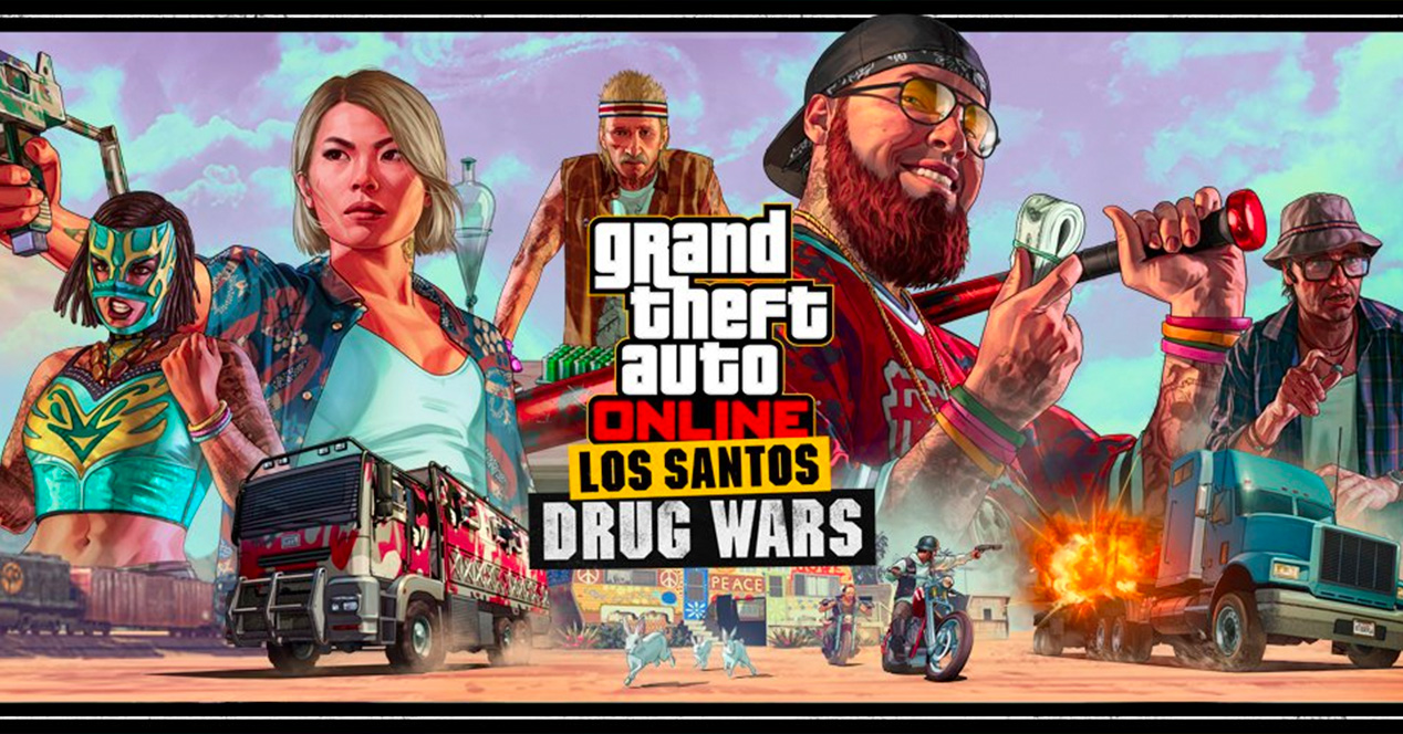 GTA 6 : Rockstar publie des vidéos très rares et les fans inventent de fausses théories 2 GTA Online Los Santos Drug Wars, image de couverture
