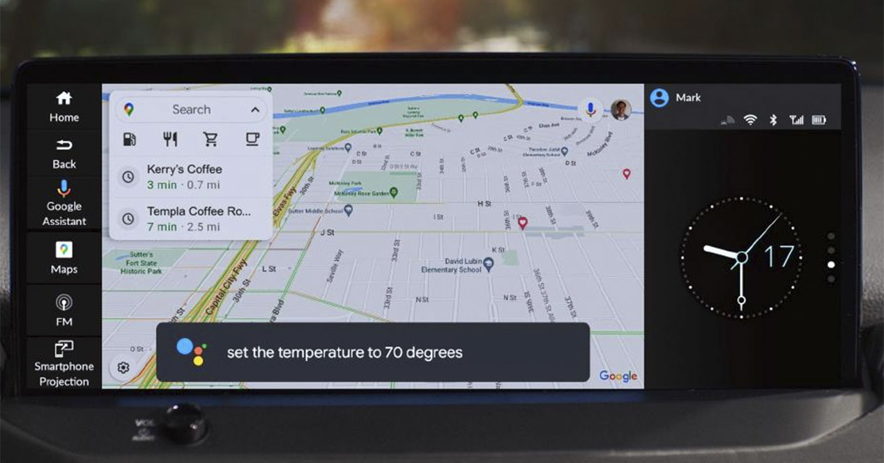 Honda Accord 2023 avec Android Automotive. Image de l'écran central.