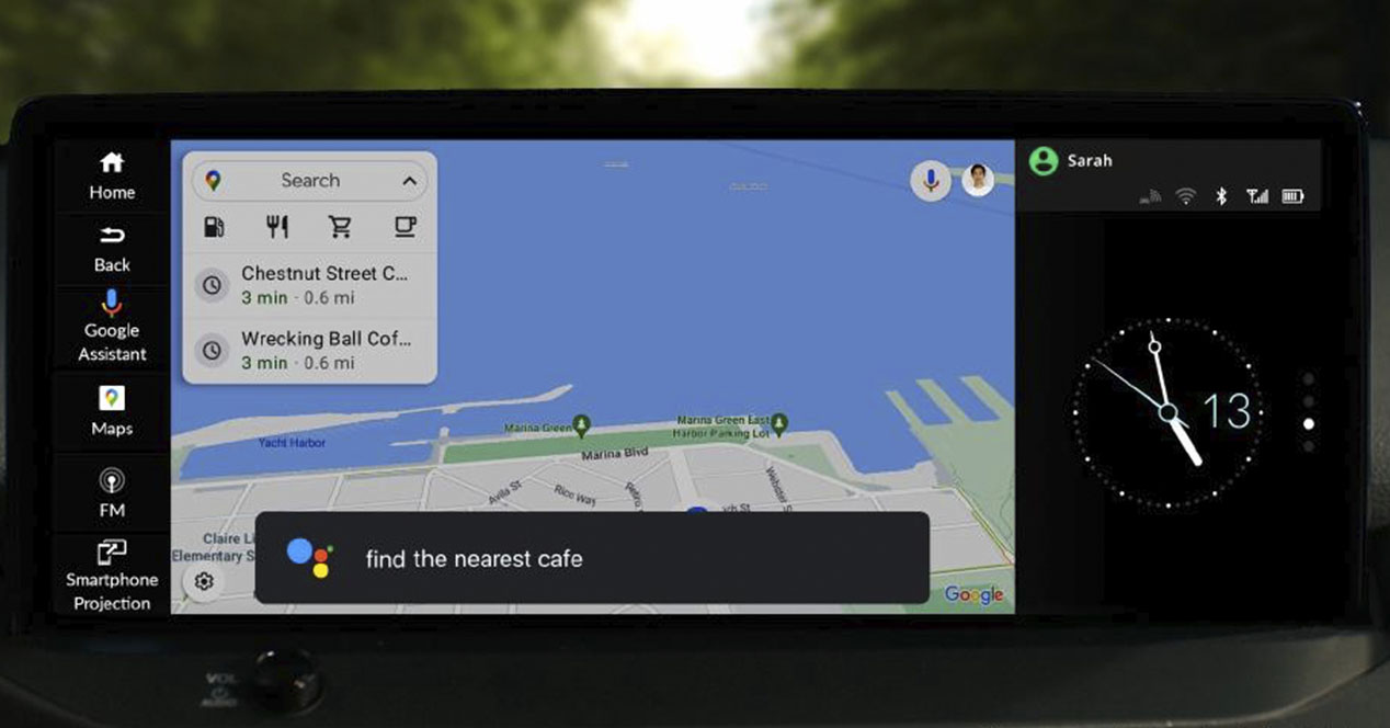 Honda Accord 2023 avec Android Automotive. Image de l'écran central.
