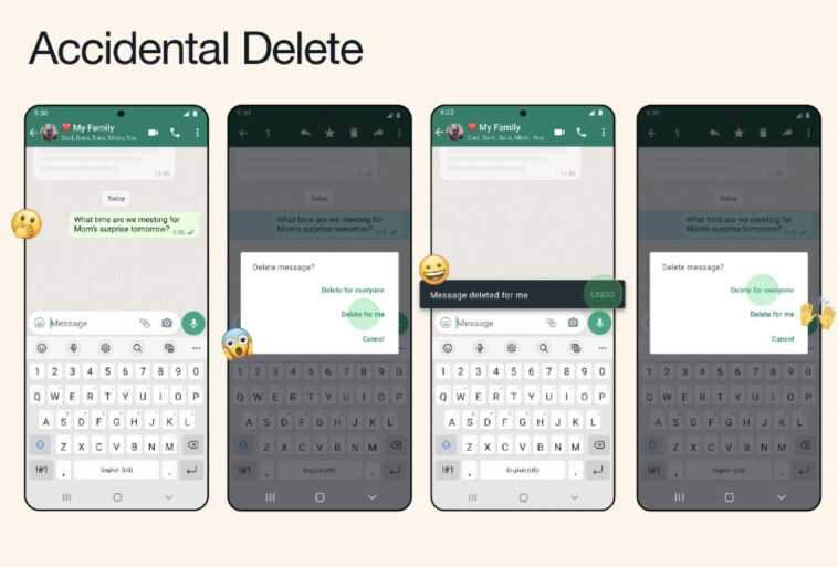 Sur WhatsApp vient une fonction pour récupérer les messages supprimés, qu'est-ce que la suppression accidentelle 1 Sur Whatsapp Vient Une Fonction Pour Récupérer Les Messages Supprimés,