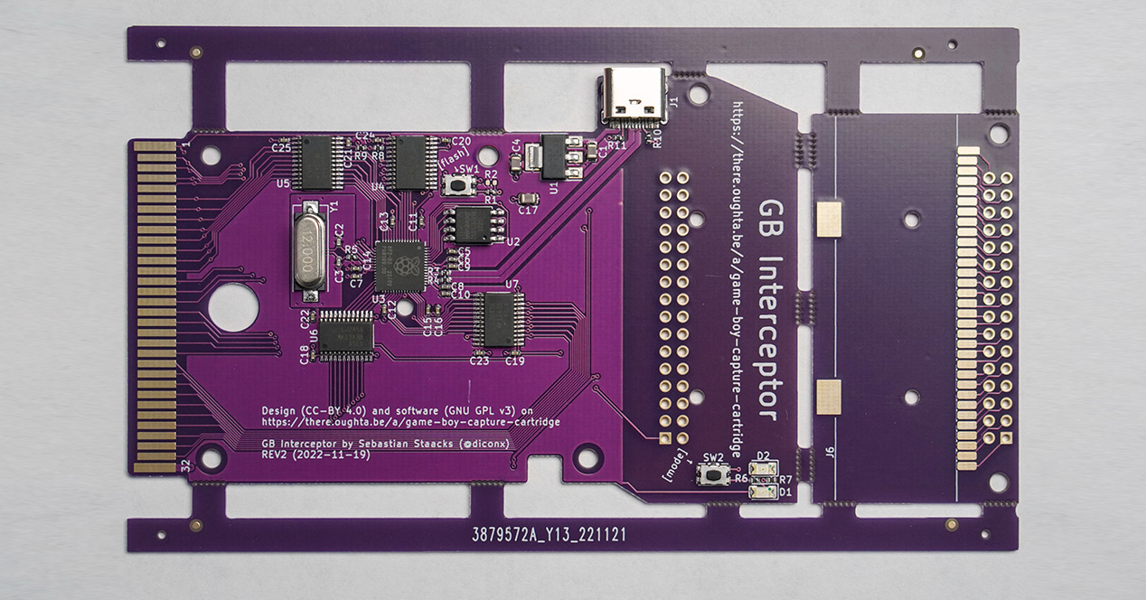 Capture vidéo USB pour Game Boy d'origine au format cartouche.
