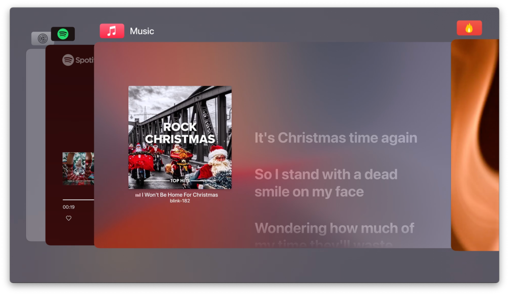 Turn your Apple TV into a charming fireplace with Christmas music for the holidays 1671746049 306 Transformez votre Apple TV en une charmante cheminee avec de