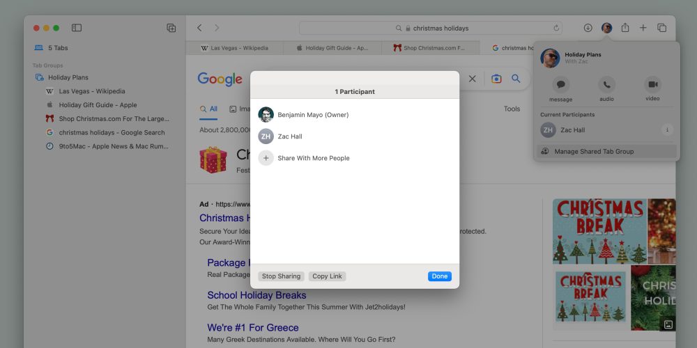 1671764952 340 macOS Ventura comment partager des onglets et collaborer avec