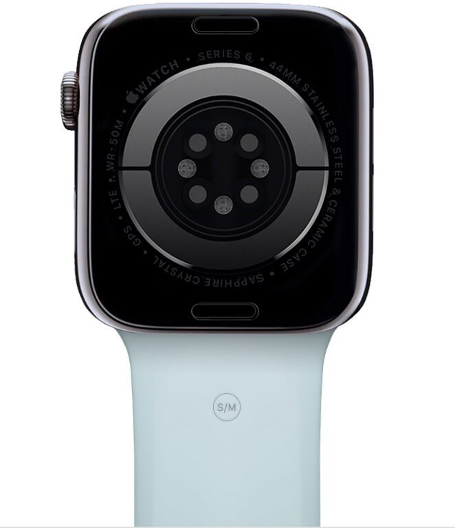 Et maintenant le nouveau bracelet... (Photo : Apple)