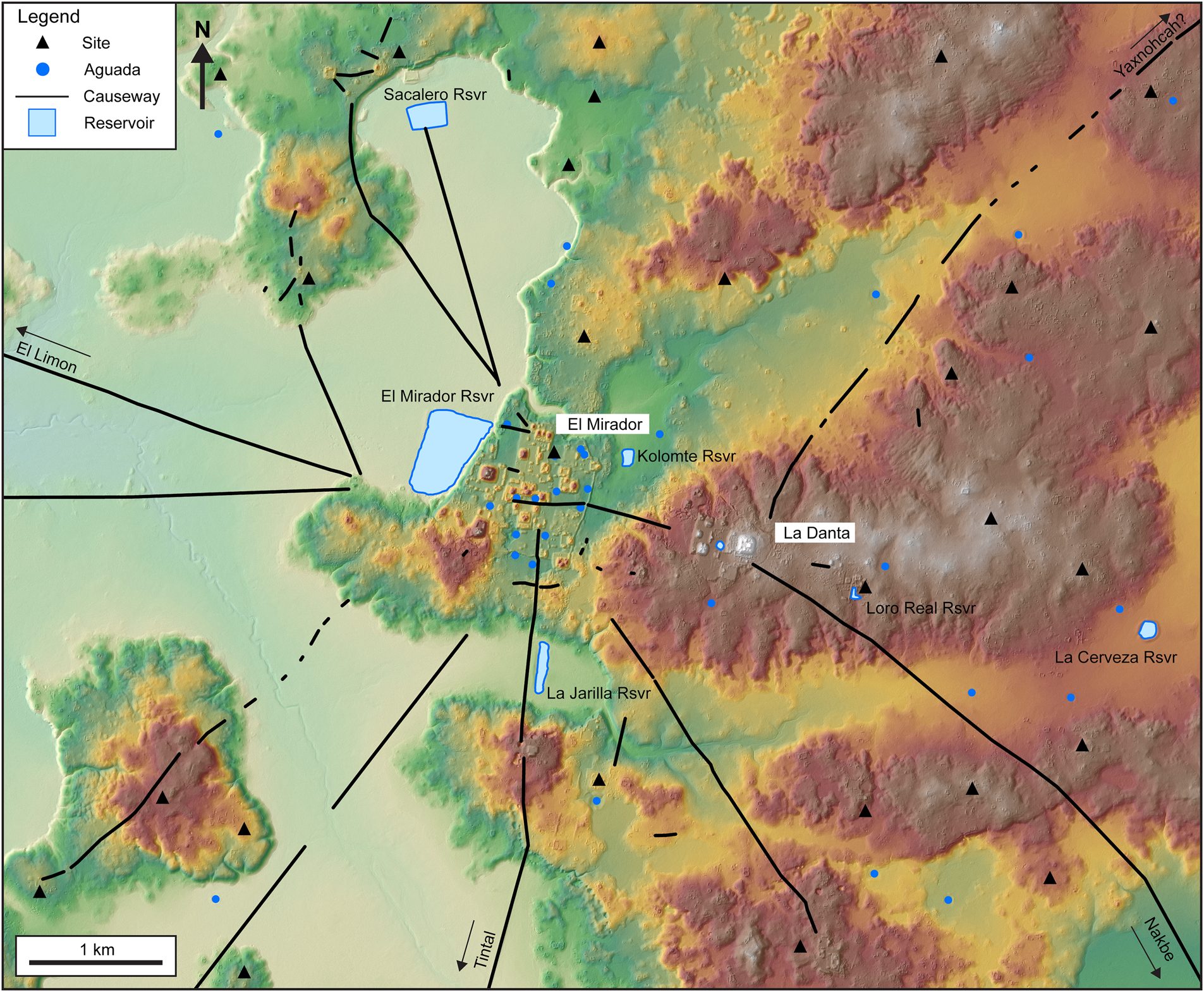 De magnifiques cités mayas perdues découvertes sous la jungle dense du Guatemala 4 Crédit : Hansen et al., Ancienne Méso-Amérique 2022