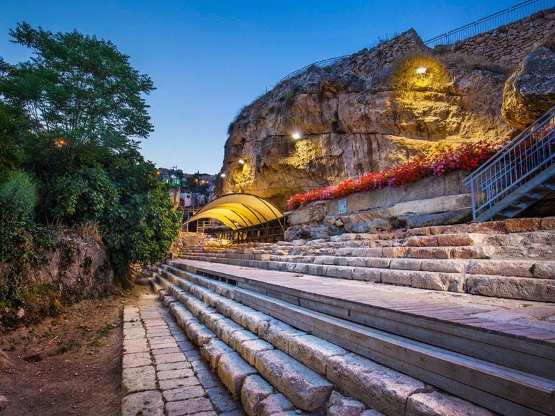Des fouilles ont commencé sur un site où Jésus a accompli l'un de ses miracles : ouverture en 2023 3 Les vestiges de la piscine de Siloé. Crédit : Koby Harati, Archives de la Cité de David