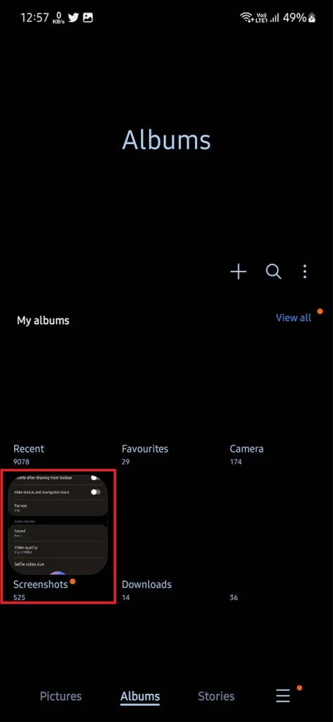 Comment faire une capture d'écran sur un téléphone Samsung