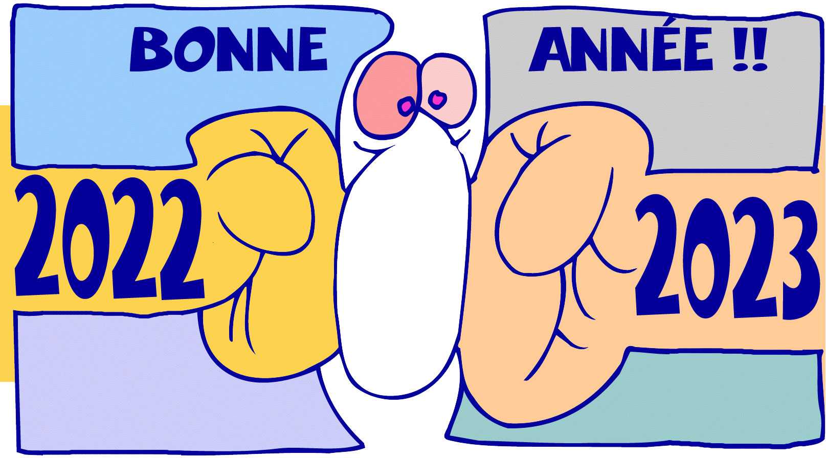 Bonne année 2023, images drôles et Gifs gratuits pour les vœux du Nouvel An 23 2023 Bonne Annee Humour Drole