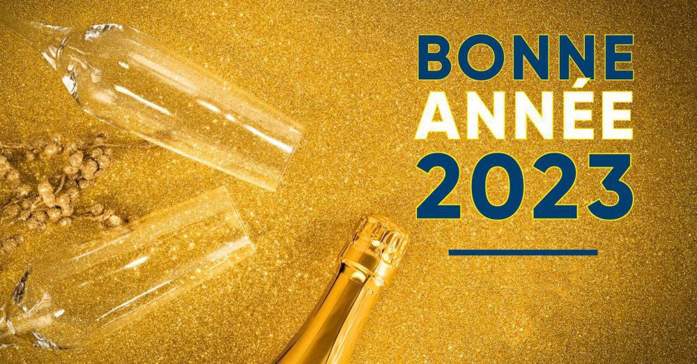 Bonne année 2023, images drôles et Gifs gratuits pour les vœux du Nouvel An 13 Bonne Annee 2023 Champagne