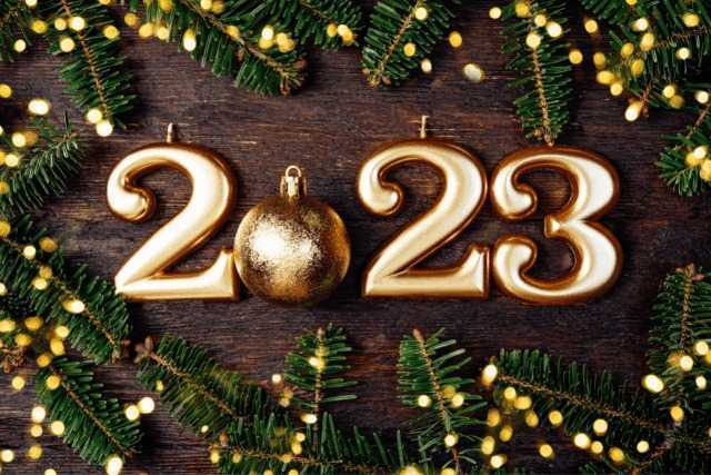 Bonne année 2023, images drôles et Gifs gratuits pour les vœux du Nouvel An 15 Bonne Annee 2023 Sapin Boule