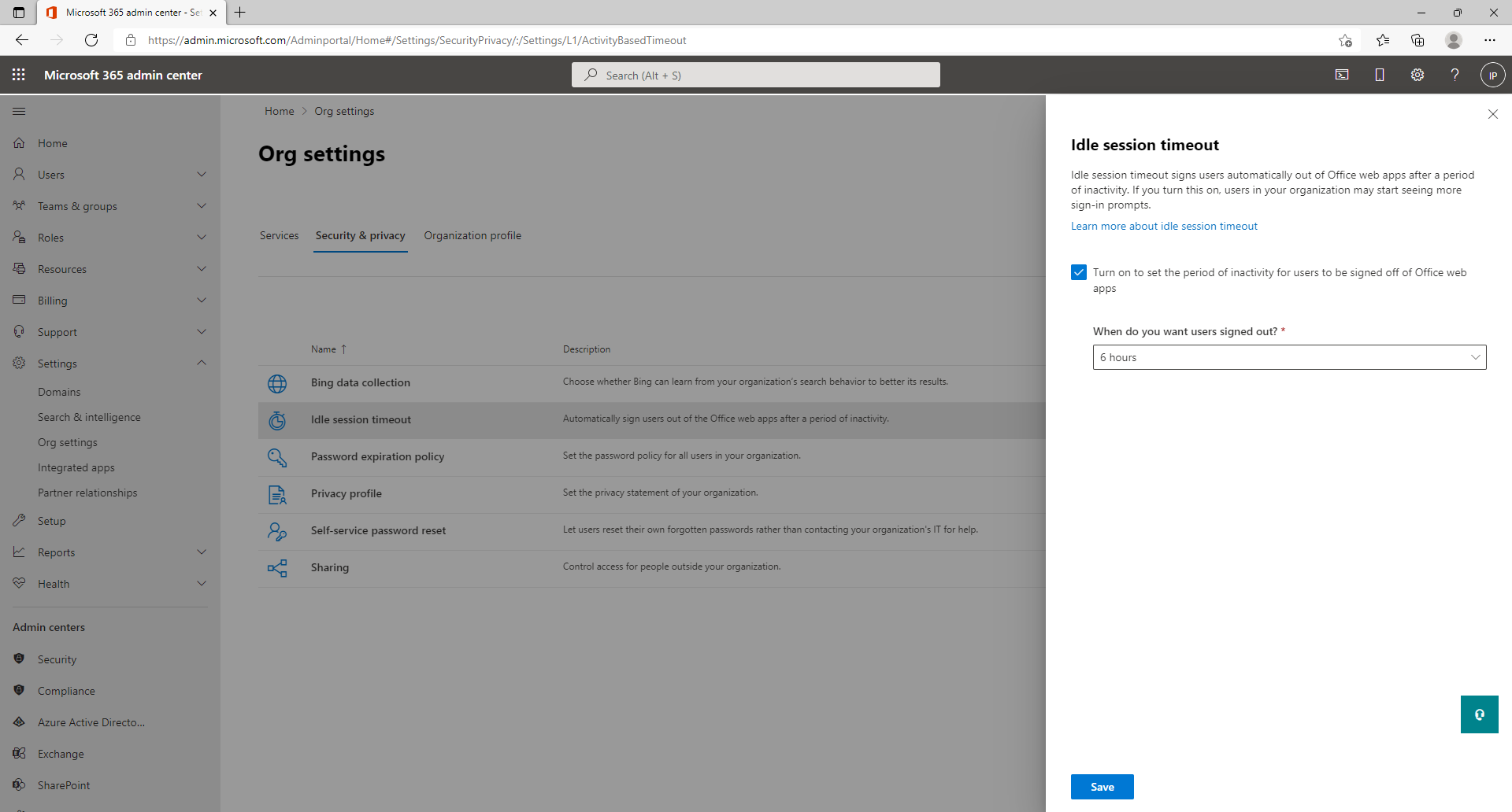 Ce sont toutes les nouvelles de Microsoft 365 pour cette semaine 2 Configuration du délai d'inactivité de la session