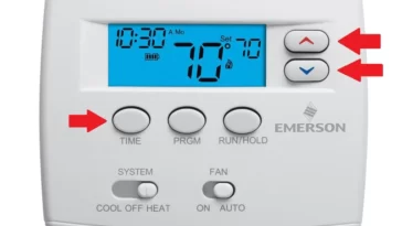 Comment réinitialiser le thermostat Emerson 1F80