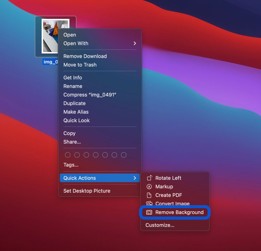 Comment supprimer instantanément les arrière-plans des images avec macOS Ventura Supprimer les images des arrière-plans sur Mac 1