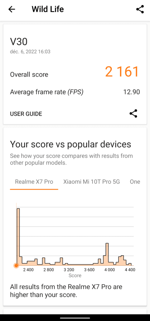DOOGEE V30 en TEST: Le téléphone renforcé/incassable ESim ultra équipé 37 Doogee V30 Benchmark 3d Mark (1)