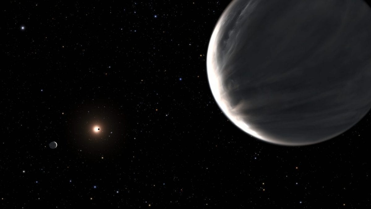 Découverte de deux mondes aquatiques et d'une planète dans la zone habitable à 200 années-lumière de la Terre 2 Représentation du système Kepler–138. Crédit : NASA, ESA, Leah Hustak (STScI)
