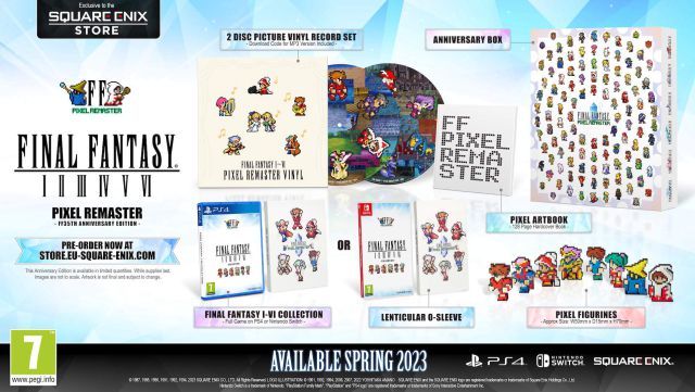 Final Fantasy Pixel Remaster confirme son arrivée sur PS4 et Switch avec une édition physique très limitée ! 2 Final Fantasy Pixel Remaster confirme son arrivée sur PS4 et Switch avec une édition physique très limitée !