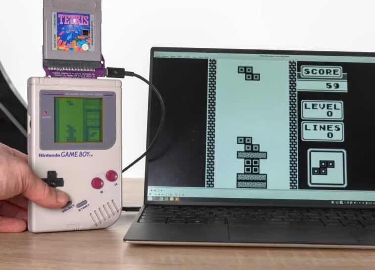 La carte de capture maison vous permet d'enregistrer et de diffuser directement à partir de la Game Boy originale de Nintendo 1 La Carte De Capture Maison Vous Permet D'enregistrer Et De
