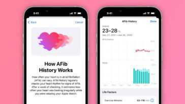 La mise à jour watchOS 9.2 étend la fonction d'historique AFib sur Apple Watch à un autre pays 13 La mise à jour watchOS 9.2 étend la fonction d'historique AFib sur Apple Watch à un autre pays