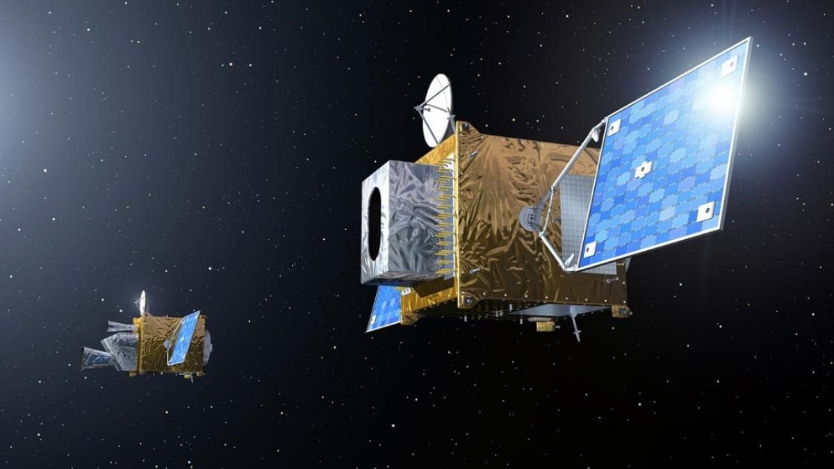 Lancement ce soir d'un satellite révolutionnaire : il fournira des prévisions météo en très peu de temps 2 Vue d'artiste d'un satellite MTG. Crédit : Thales Alenia Space