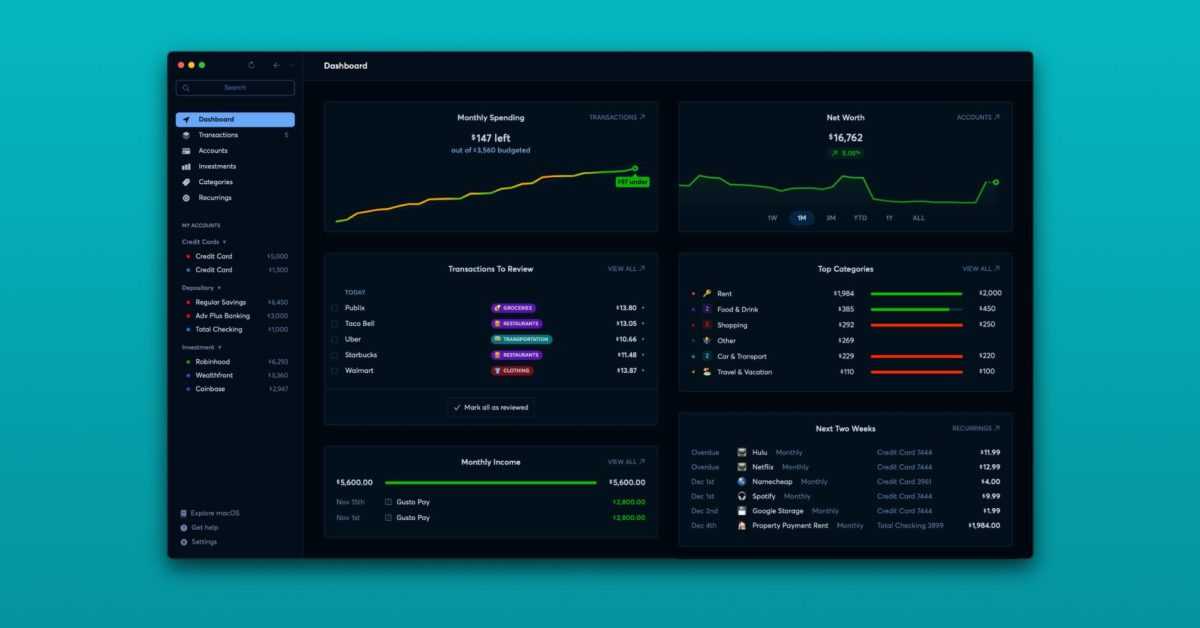 L'application populaire de budgétisation et de finance Copilot est désormais disponible sur Mac