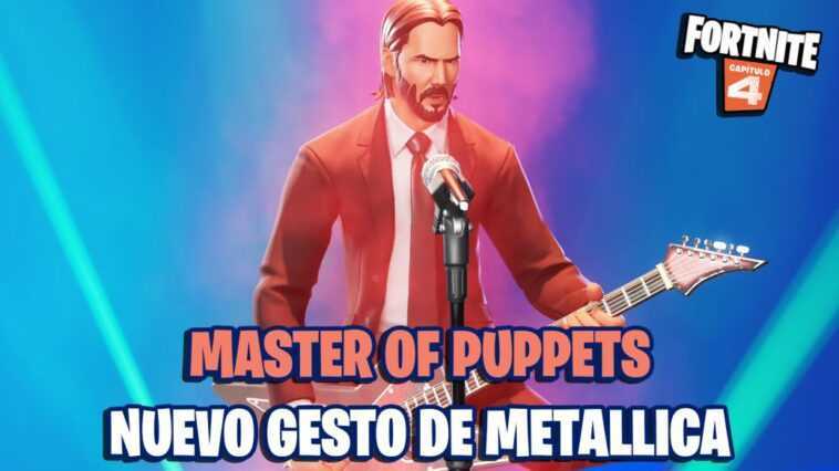 Metallica débarque sur Fortnite avec son Master of Puppets : c'est le nouveau geste 1 Metallica Débarque Sur Fortnite Avec Son Master Of Puppets :