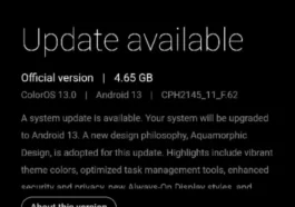 Mise à jour Android 13 pour Oppo Find X3 Lite