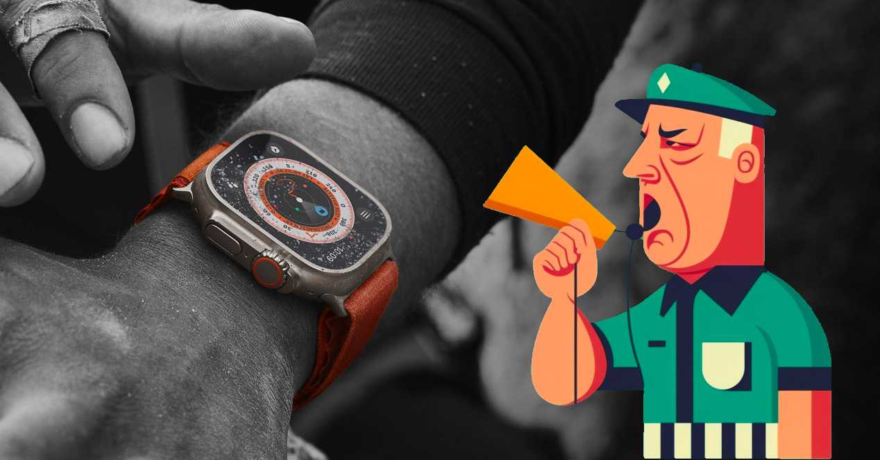 Un simple sifflet est plus efficace que la sirène Apple Watch Ultra 2 Un simple sifflet est plus efficace que la sirene Apple