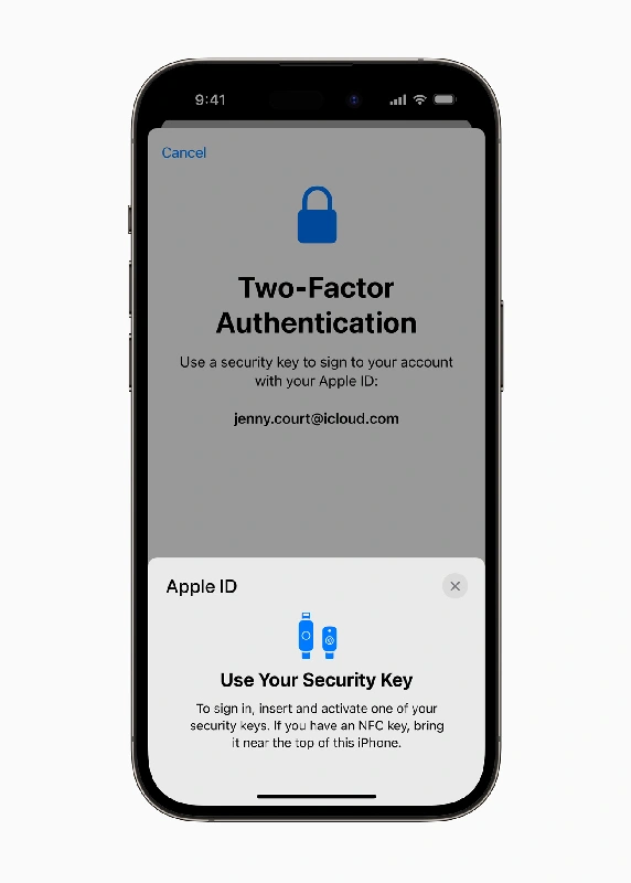 iOS 16.3 Beta 1 apporte la prise en charge des clés de sécurité physiques 2 Mise à jour iOS 16.3 bêta 1