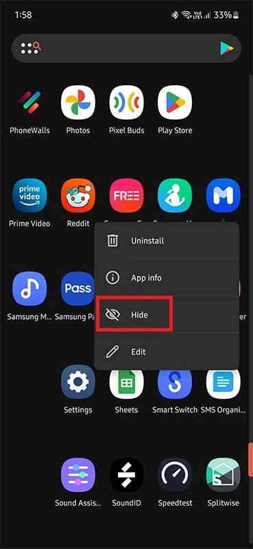 Comment masquer les applications sur les téléphones Samsung (et afficher les applications) 8 Comment masquer les applications sur les téléphones Samsung