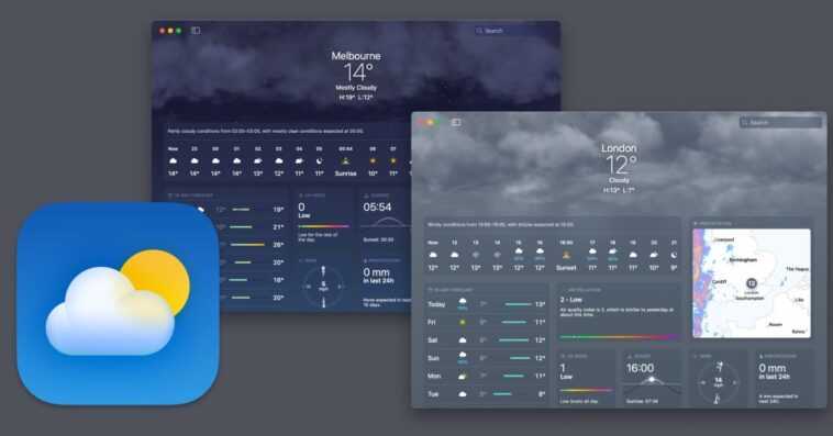 macOS Ventura : Utilisation de l'application Météo d'Apple sur Mac avec des visuels élégants, des graphiques détaillés et des widgets 1 macOS Ventura : Utilisation de l'application Météo d'Apple sur Mac avec des visuels élégants, des graphiques détaillés et des widgets